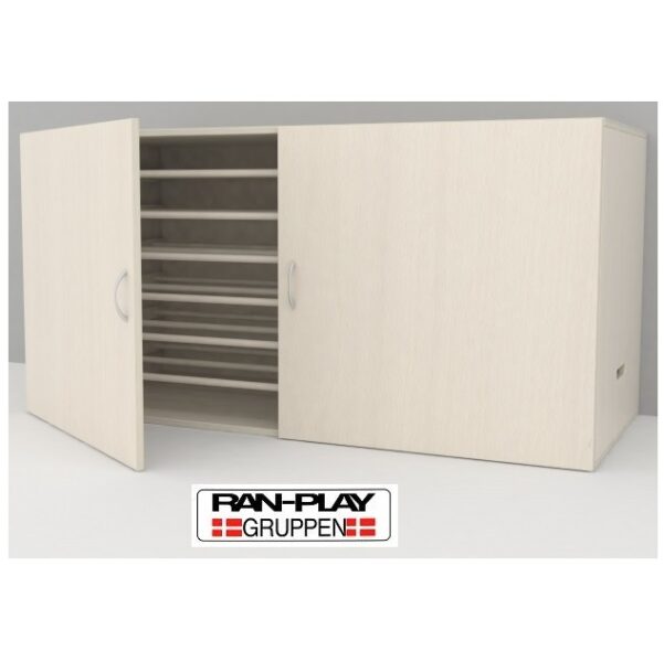 Madrasskab 7 rum på sokkel