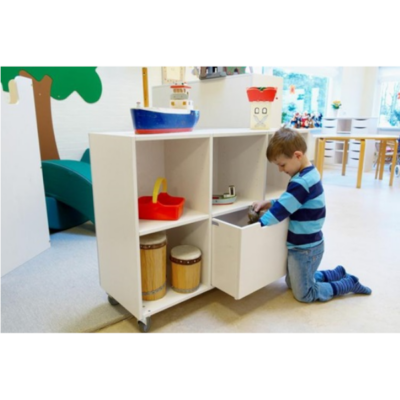 Kubus Reol med bagplade 6 rum