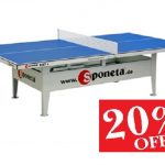 Bordtennisbord udendørs