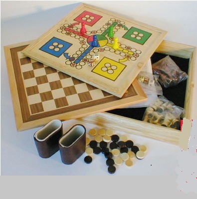 X - 9 i 1 Træspil de Luxe - Billede 2