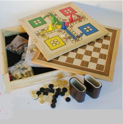 X - 9 i 1 Træspil de Luxe