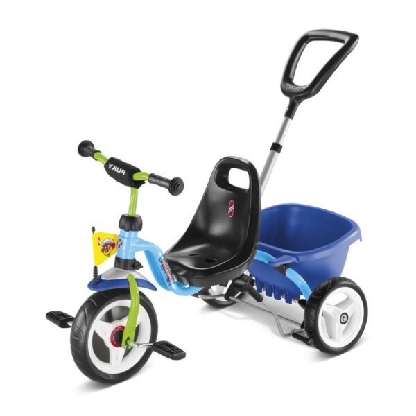 3 hjulet cykel med håndtag