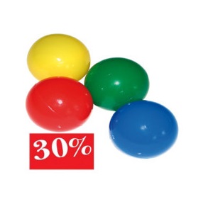 Bassinbolde/bassinkugler 500 stk. bl. farver Ø 60mm