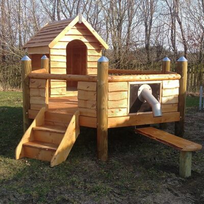 Legehus på¨platform