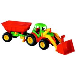 Traktor med Loader og Trailer
