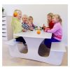 Væghængt 140cm bh bænkebord