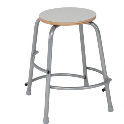 Alu taburet med liminat sæde