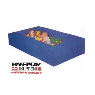Kvalitets boldbassin/kuglebassin med velcrolukning og aftageligt betræk i vandafvisende, slidstærkt kunstlæder. Køb nu! på Ran-Play A/S.