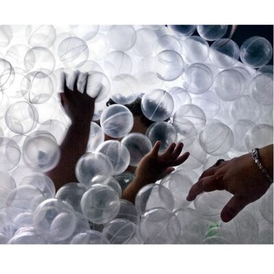 Bassinkugler/bassinbolde 1200 stk Transparente Ø 60mm