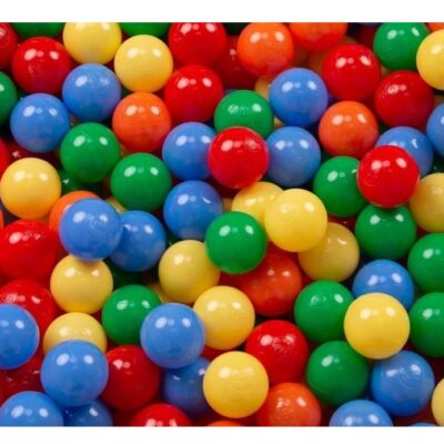 Bassinkugler/bassinbolde 1200 stk. bl. farver Ø 60mm