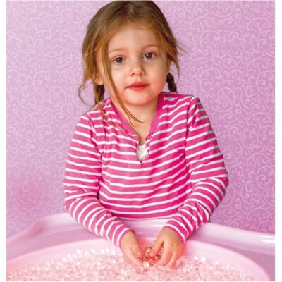 Transparente vandperler til fin motorik