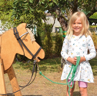 Hesteline til træhest