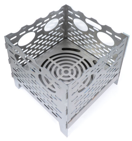 Bålplads af stål, havebålplads, åben grill, bålplads, grillplads